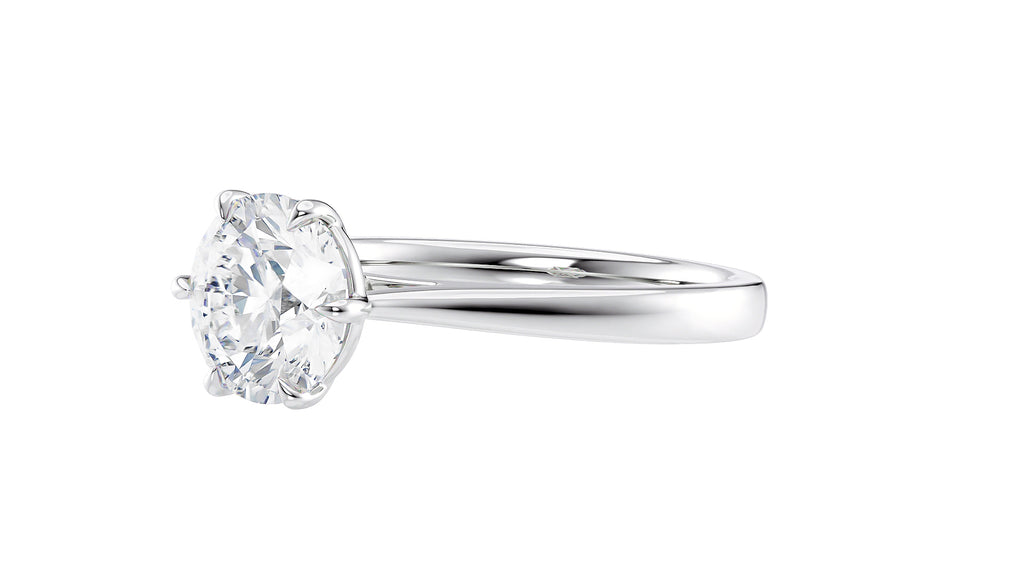 6 Claw Classic Diamond Engagement Ring