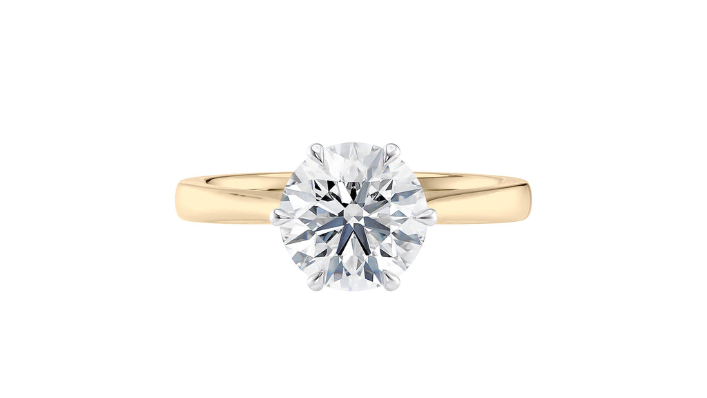 6 Claw Classic Diamond Engagement Ring