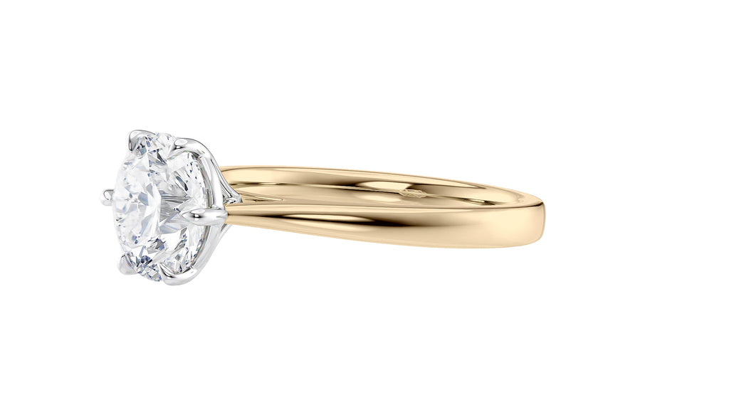 6 Claw Classic Diamond Engagement Ring