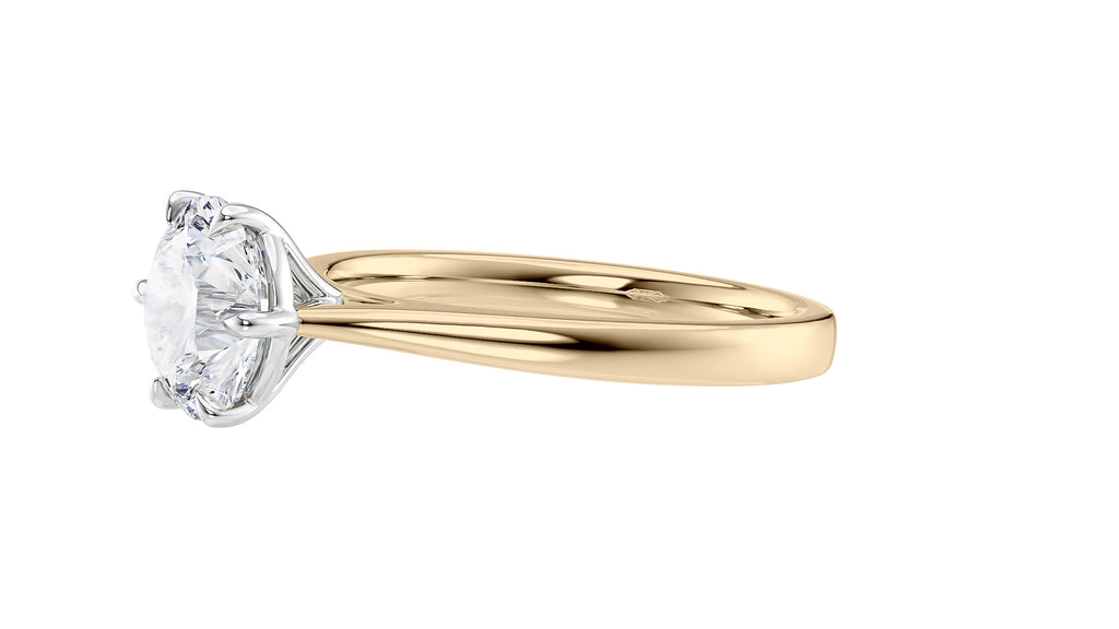 6 Claw Classic Diamond Engagement Ring