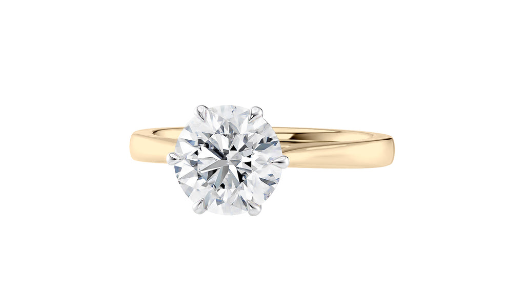 6 Claw Classic Diamond Engagement Ring