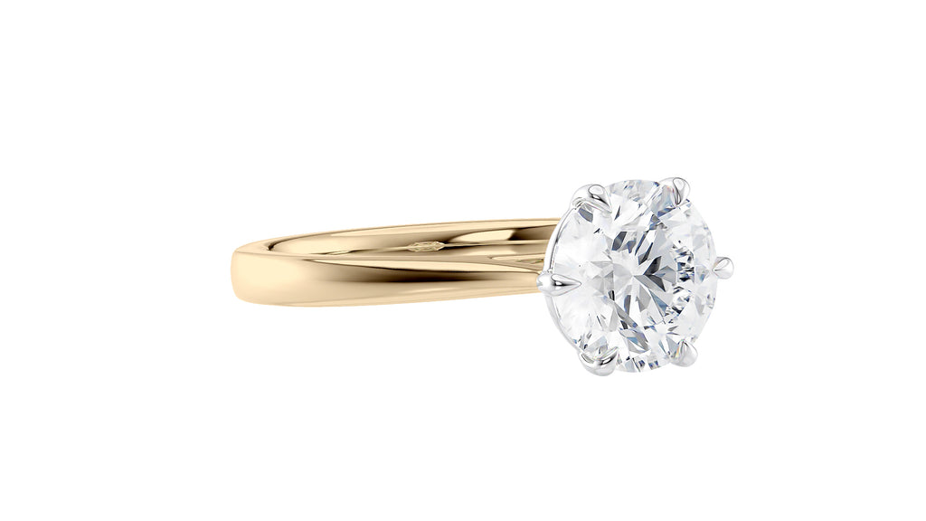 6 Claw Classic Diamond Engagement Ring