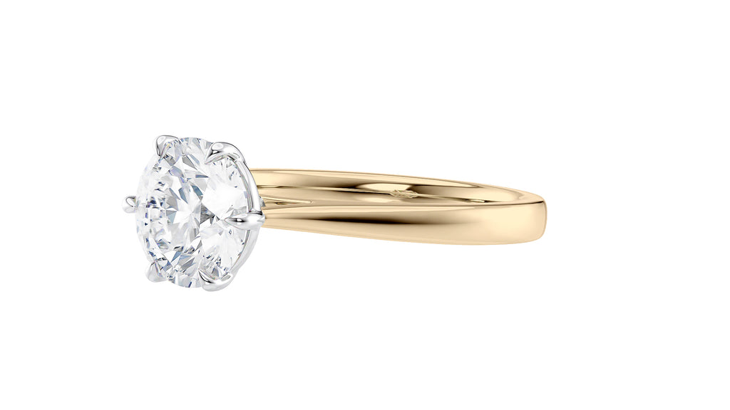 6 Claw Classic Diamond Engagement Ring