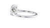 Oval Solitaire Very Thin Band Diamond Engagement Ring