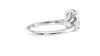 Oval Solitaire Very Thin Band Diamond Engagement Ring