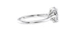 Oval Solitaire Very Thin Band Diamond Engagement Ring