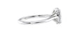 Oval Solitaire Very Thin Band Diamond Engagement Ring