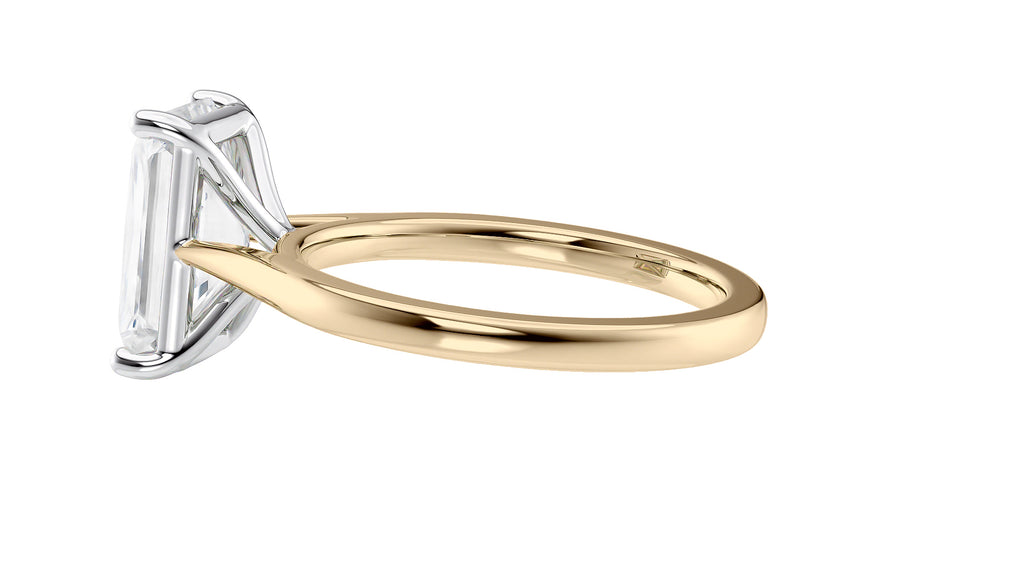 Radiant Cut Solitaire Diamond Engagement Ring