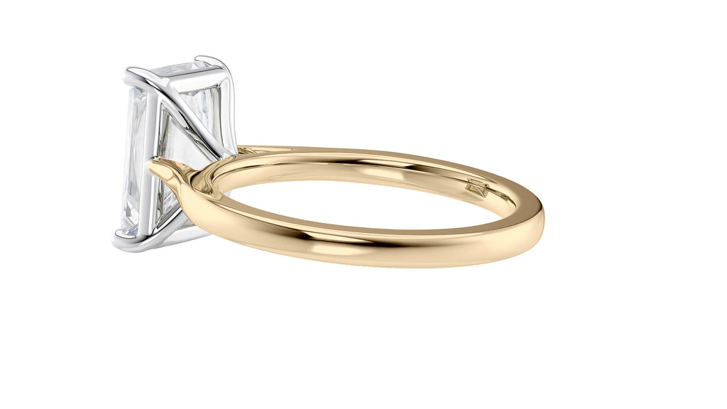 Radiant Cut Solitaire Diamond Engagement Ring