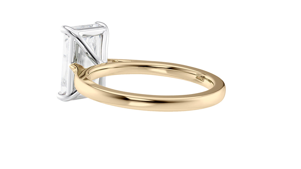 Radiant Cut Solitaire Diamond Engagement Ring