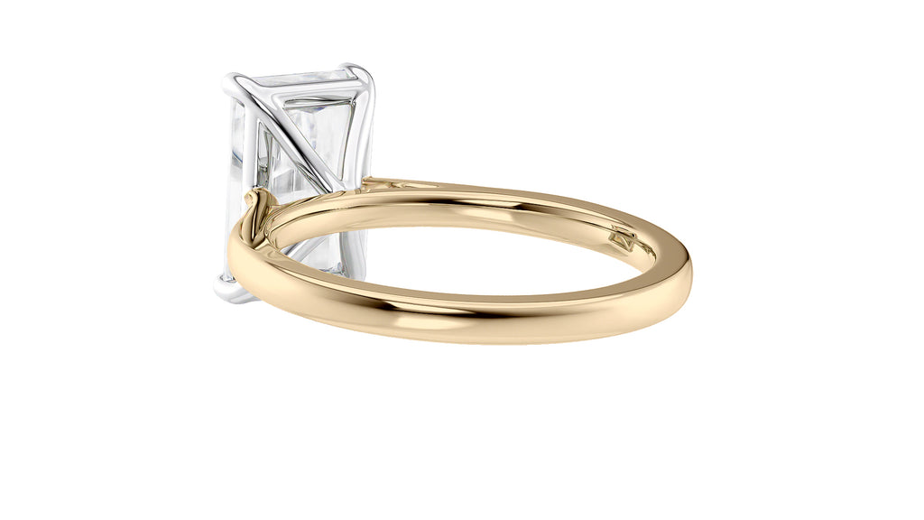 Radiant Cut Solitaire Diamond Engagement Ring