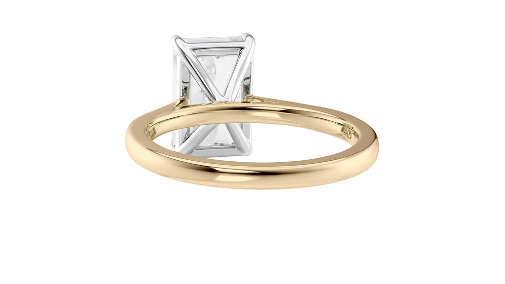 Radiant Cut Solitaire Diamond Engagement Ring