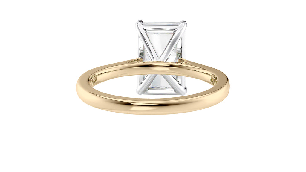 Radiant Cut Solitaire Diamond Engagement Ring