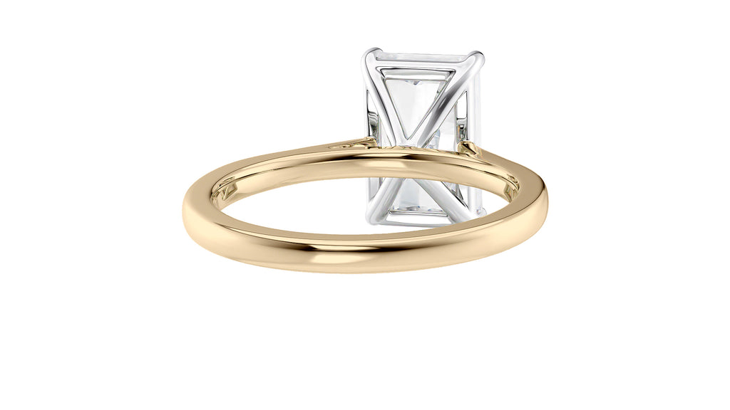 Radiant Cut Solitaire Diamond Engagement Ring