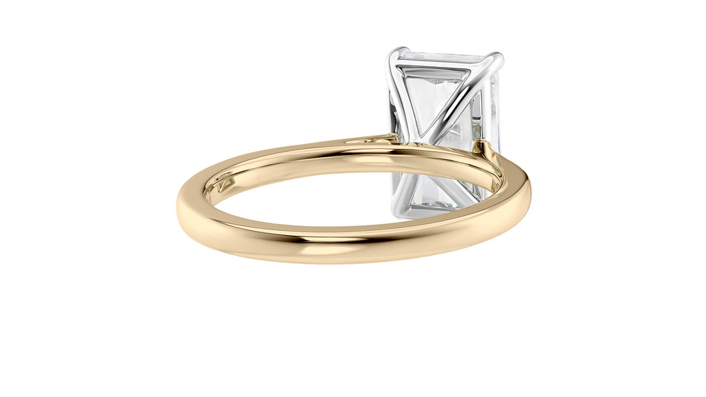 Radiant Cut Solitaire Diamond Engagement Ring