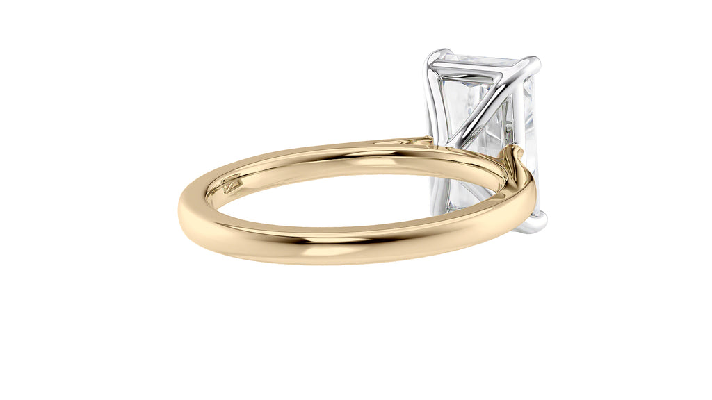Radiant Cut Solitaire Diamond Engagement Ring