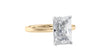 Radiant Cut Solitaire Diamond Engagement Ring