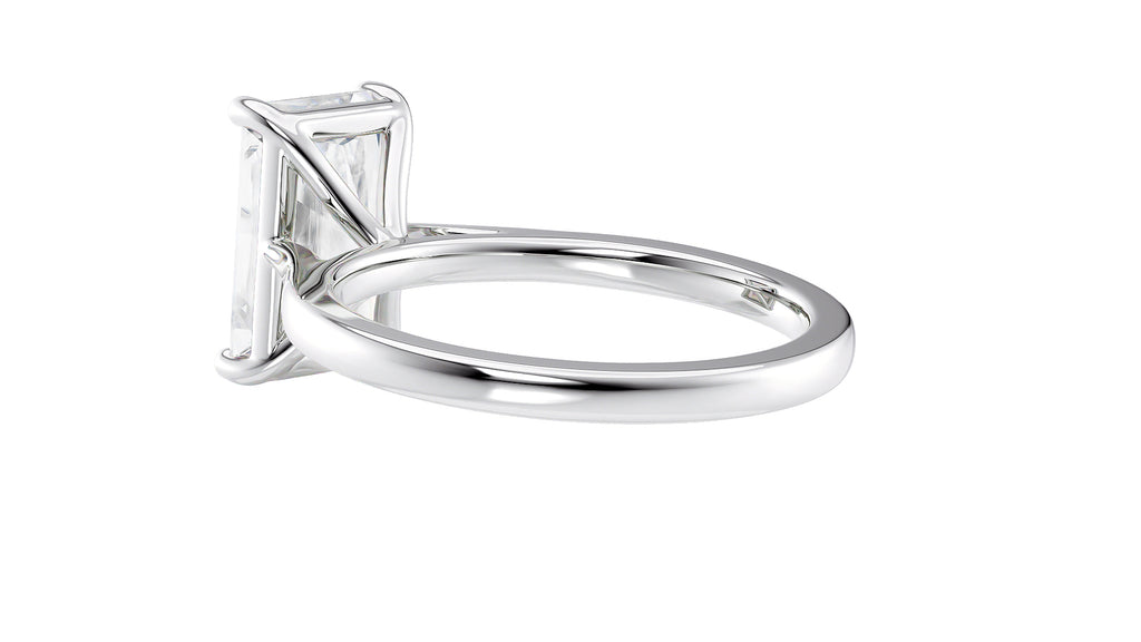 Radiant Cut Solitaire Diamond Engagement Ring