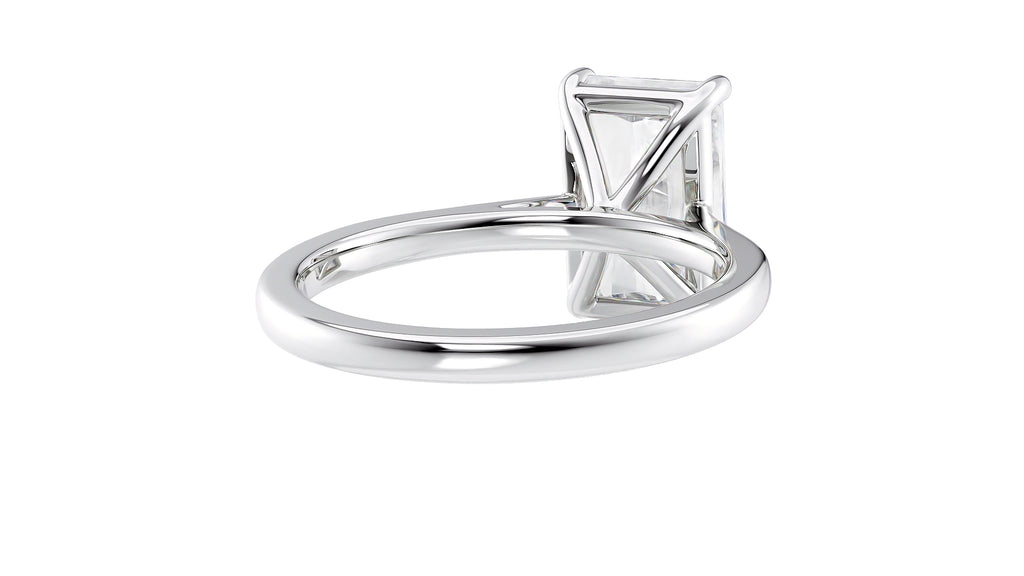 Radiant Cut Solitaire Diamond Engagement Ring
