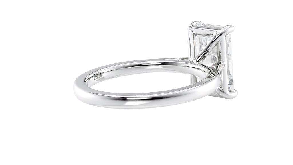 Radiant Cut Solitaire Diamond Engagement Ring