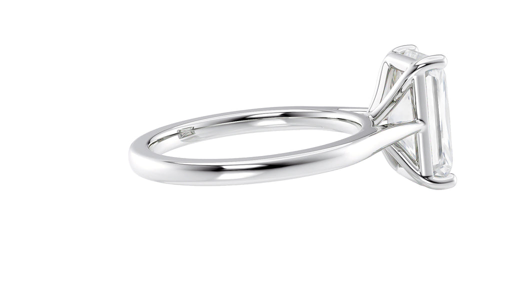 Radiant Cut Solitaire Diamond Engagement Ring