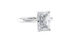 Radiant Cut Solitaire Diamond Engagement Ring