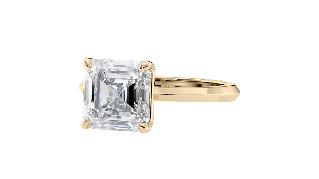 Asscher Cut Diamond Engagement Ring