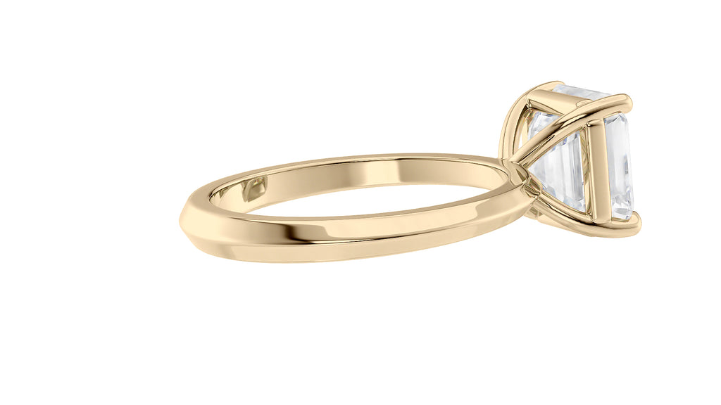 Asscher Cut Diamond Engagement Ring