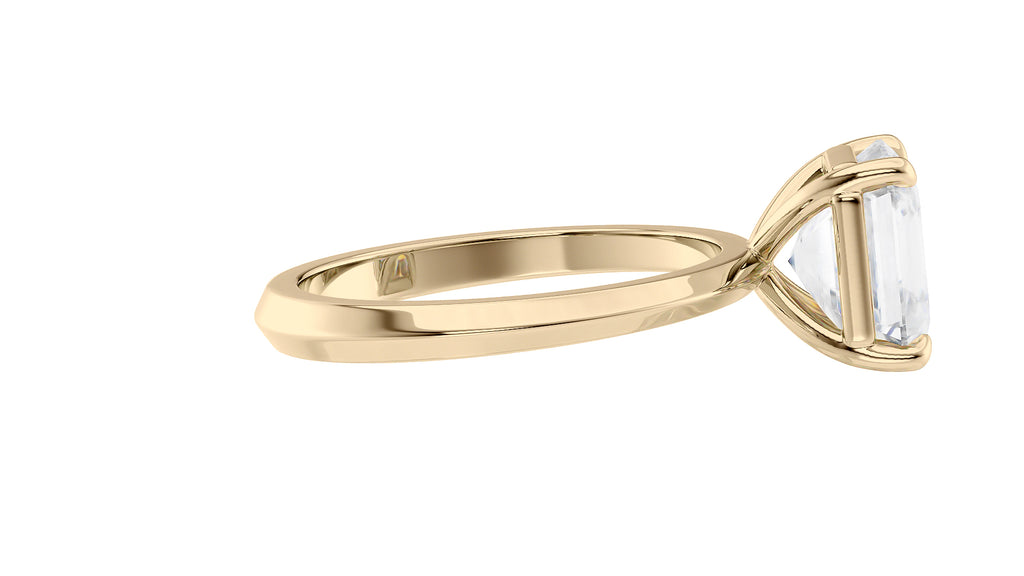 Asscher Cut Diamond Engagement Ring