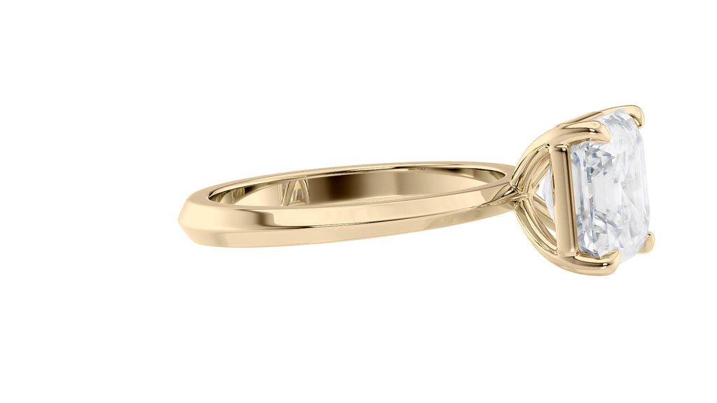 Asscher Cut Diamond Engagement Ring