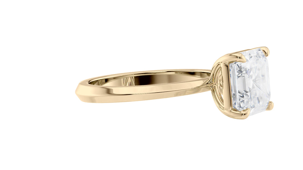 Asscher Cut Diamond Engagement Ring