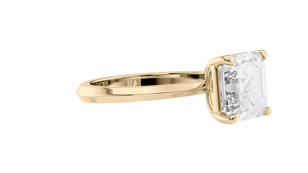 Asscher Cut Diamond Engagement Ring