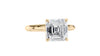 Asscher Cut Diamond Engagement Ring