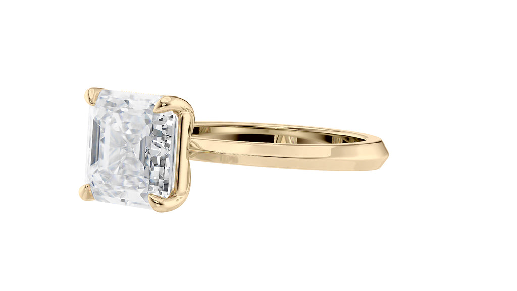 Asscher Cut Diamond Engagement Ring
