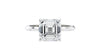 Asscher Cut Diamond Engagement Ring