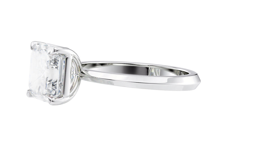 Asscher Cut Diamond Engagement Ring