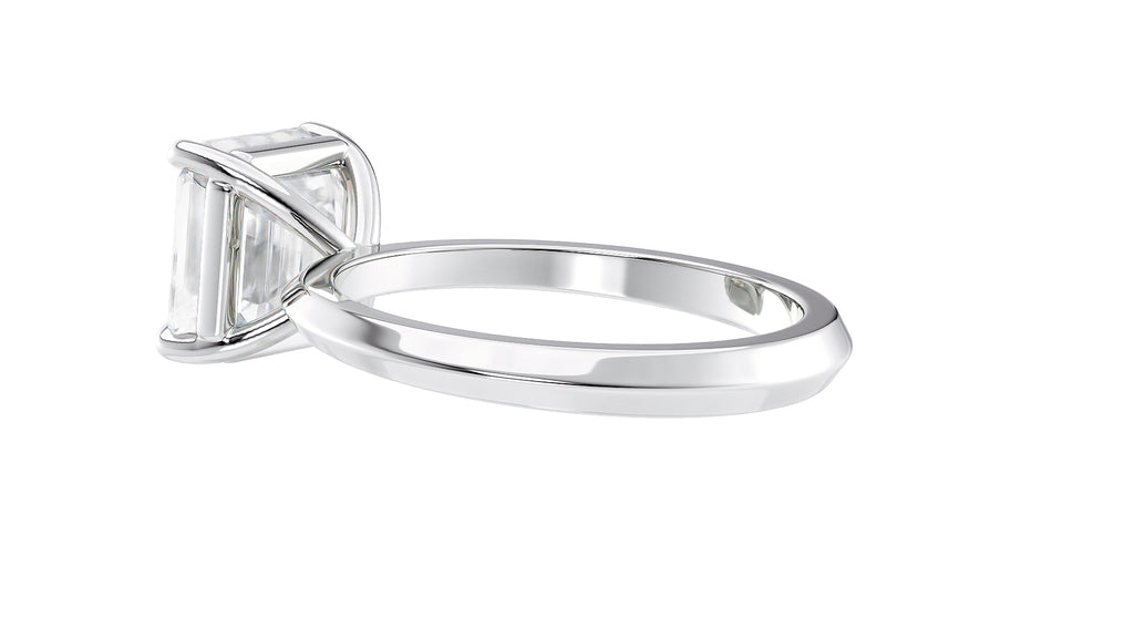 Asscher Cut Diamond Engagement Ring