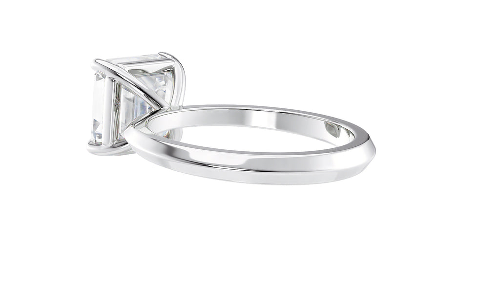 Asscher Cut Diamond Engagement Ring