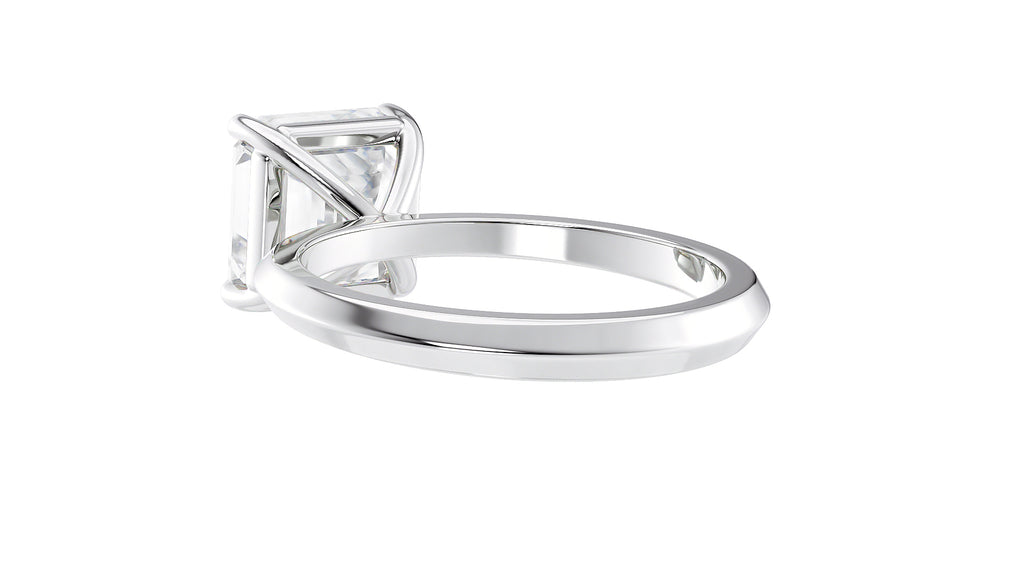 Asscher Cut Diamond Engagement Ring