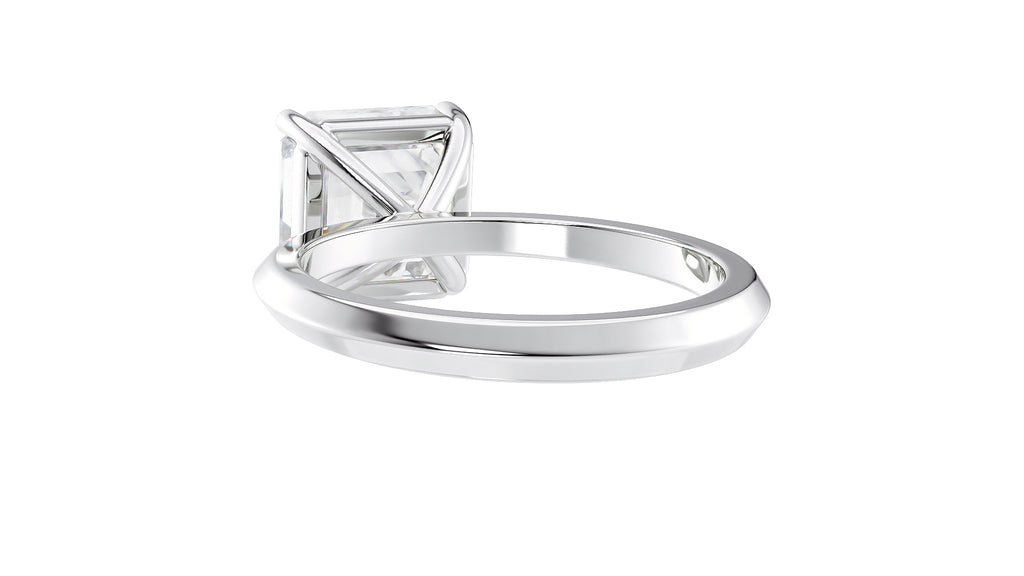 Asscher Cut Diamond Engagement Ring