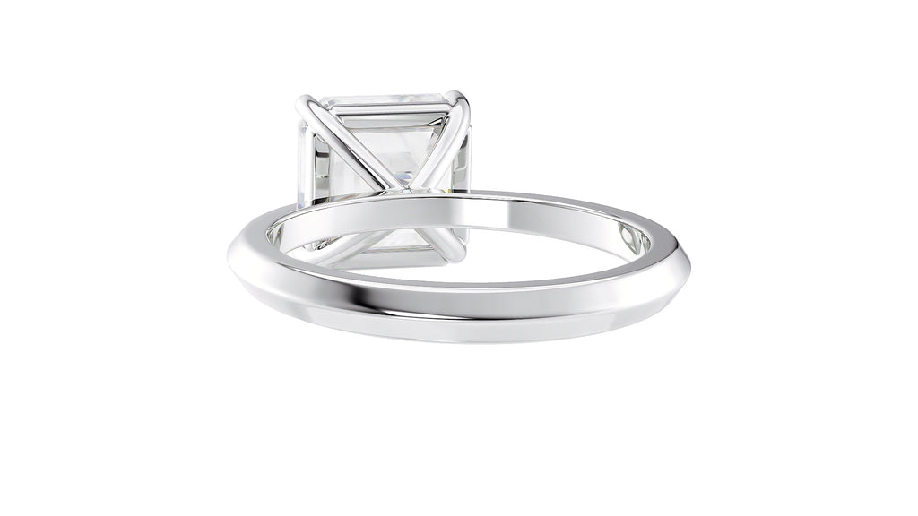 Asscher Cut Diamond Engagement Ring