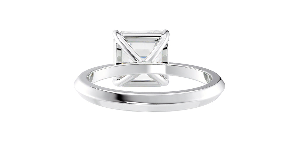 Asscher Cut Diamond Engagement Ring