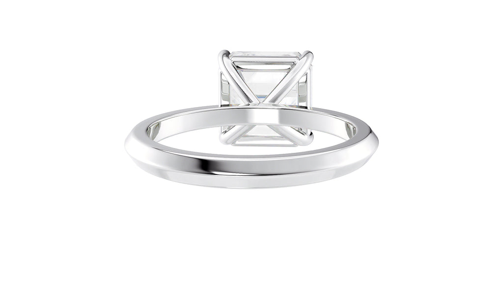 Asscher Cut Diamond Engagement Ring