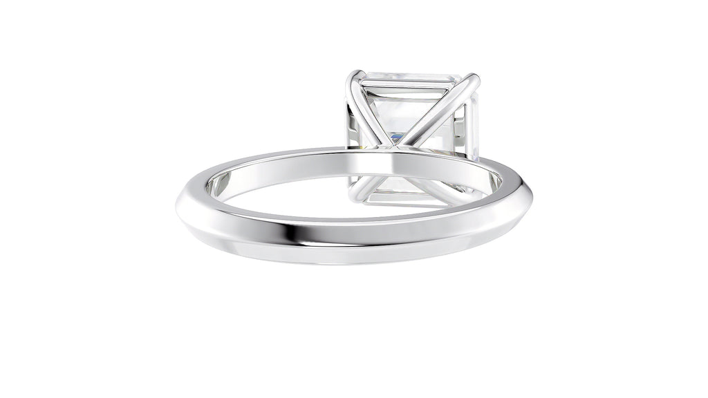 Asscher Cut Diamond Engagement Ring