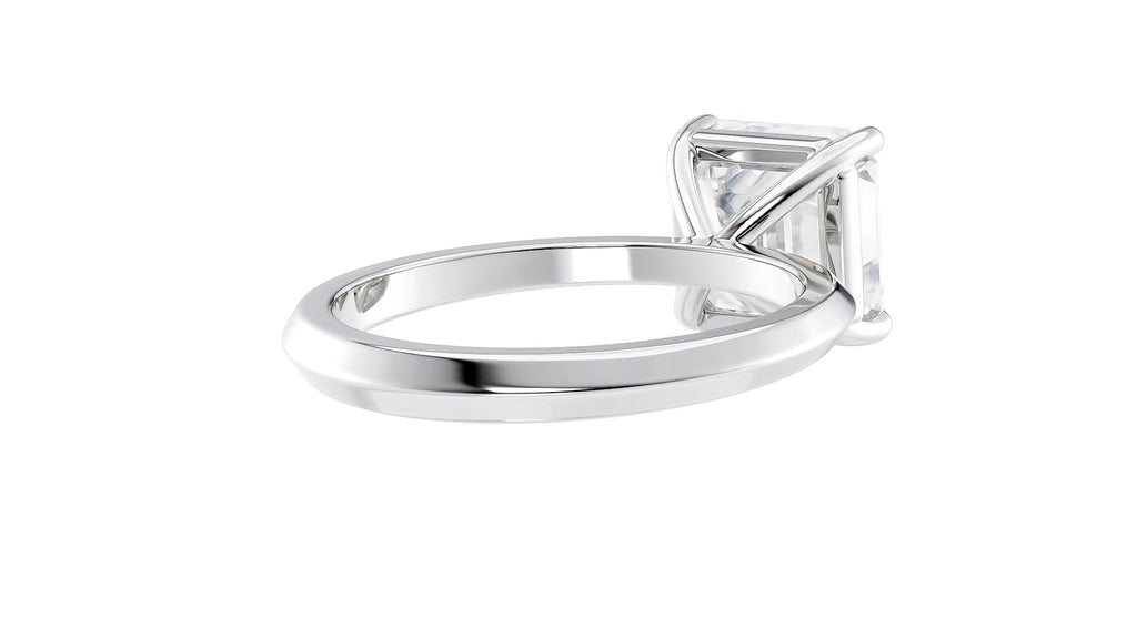 Asscher Cut Diamond Engagement Ring