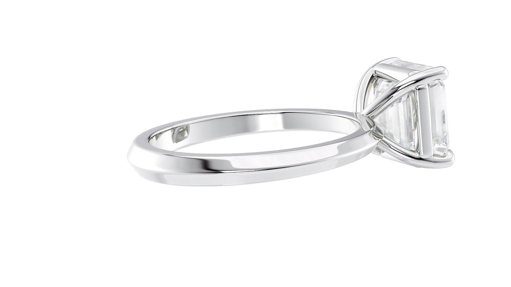 Asscher Cut Diamond Engagement Ring