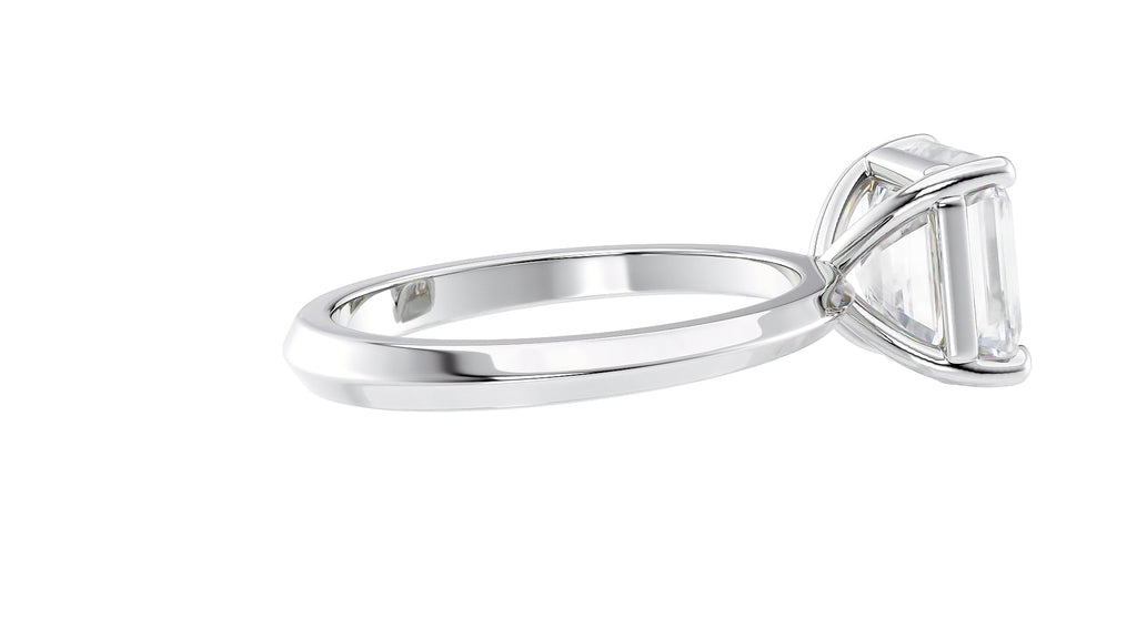 Asscher Cut Diamond Engagement Ring