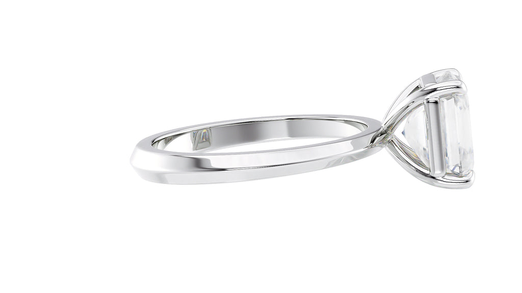 Asscher Cut Diamond Engagement Ring