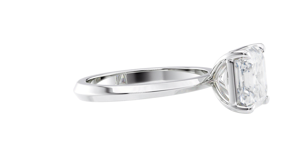 Asscher Cut Diamond Engagement Ring