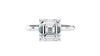 Asscher Cut Diamond Engagement Ring